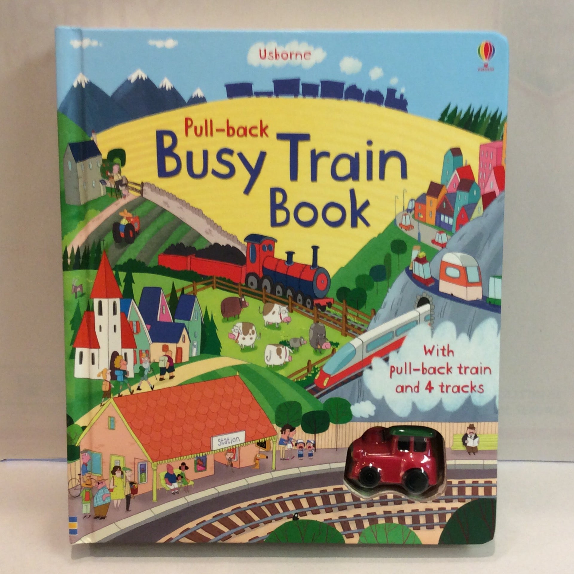 Motel,　Gift　Restaurant　Pull-back　Book　Caboose　Busy　Red　USB　Shop　Usborne　Train
