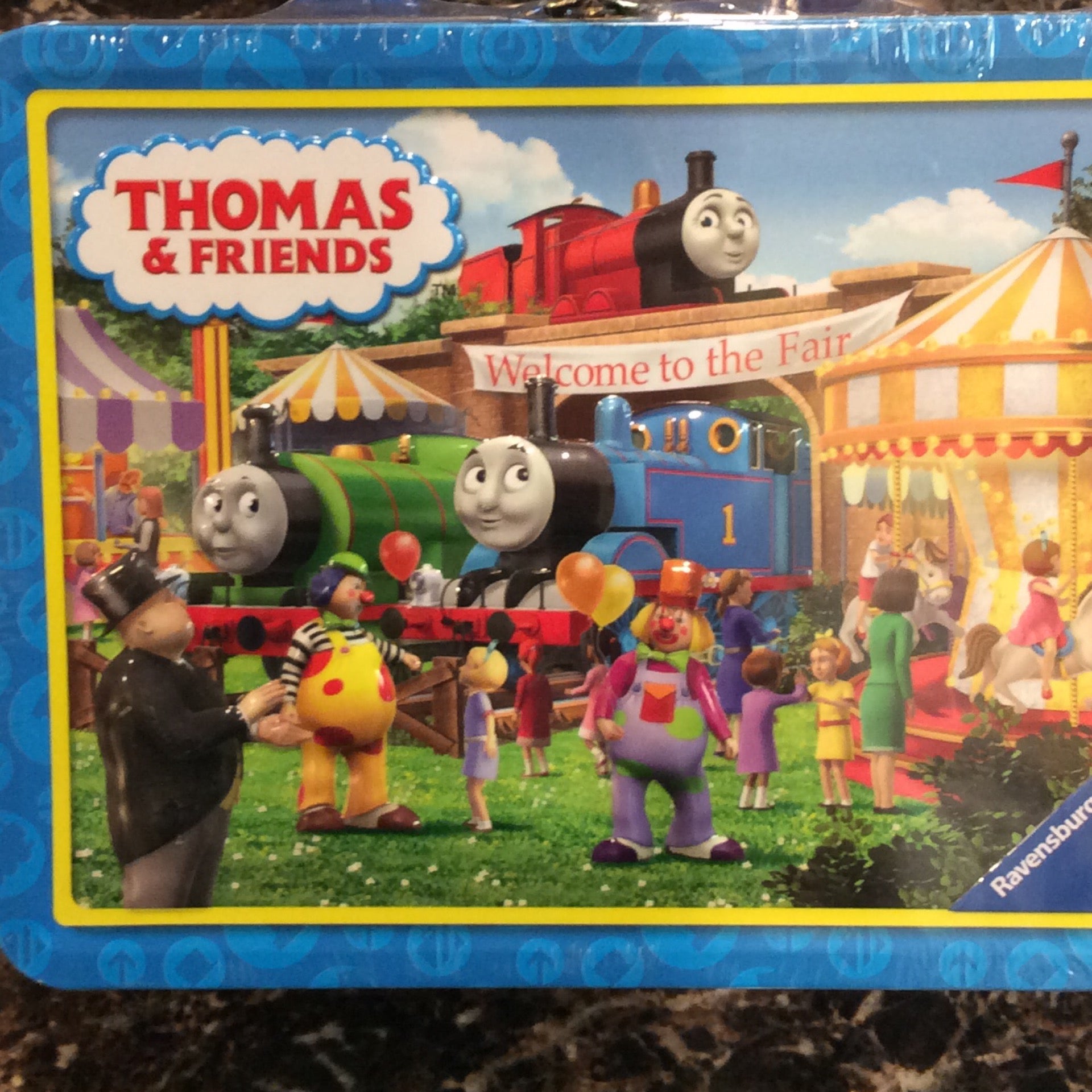 Thomas Metal Lunch Box Puzzle Red Caboose Motel Restaurant